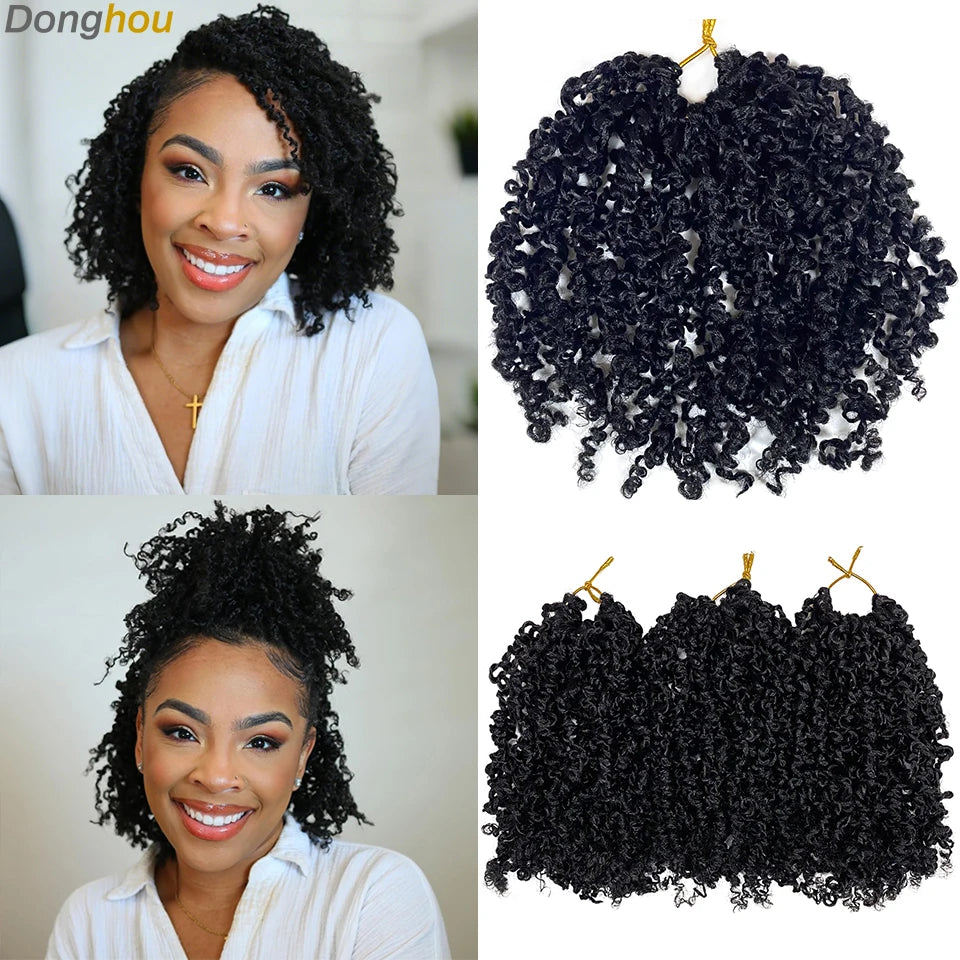 Yanky Twists Crochet Hair Blonde Ginger 1B30 Ombre Red Natural 1B 4 T30 Yanky Twist Curls Crochet Hair Extension For Black Women