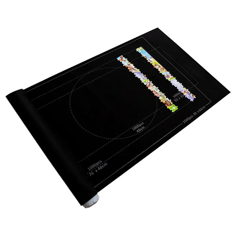 Puzzles Pad Jigsaw Roll Felt Mat Playmat Puzzles Blanket For Up To 1500 Pcs Puzzle Accessories New Portable Travel Storage Bag