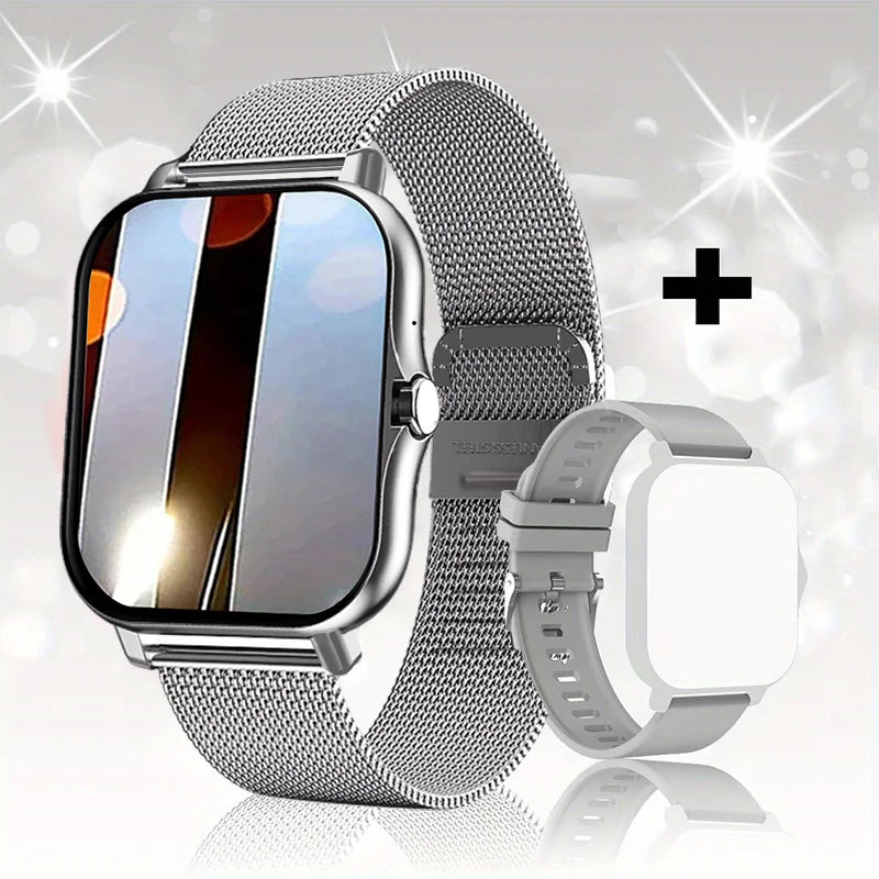 Smart Watch For Men Women Gift 1.44" Screen Full Touch Sports Fitness Watches Bluetooth Calls Digital Smartwatch Wristwatch