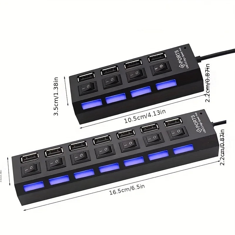 USB-hub-lampe