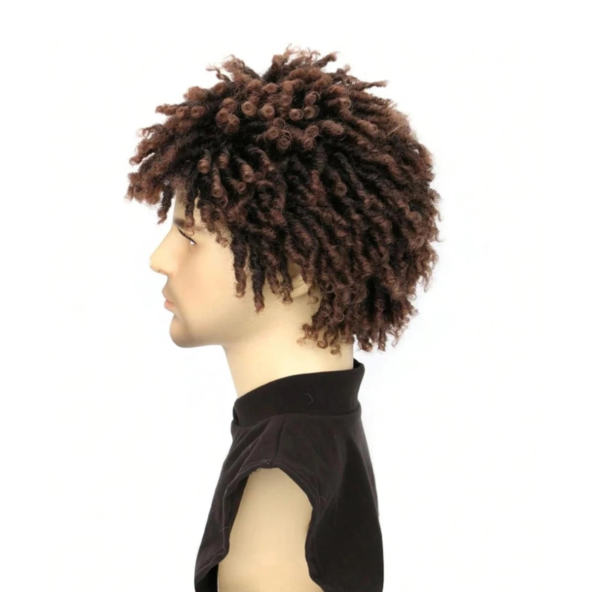 Short Dreadlock Wig For Women And Men Afro Faux Locs Dreads Wig Heat Resistant Short Braided Wigs For Women