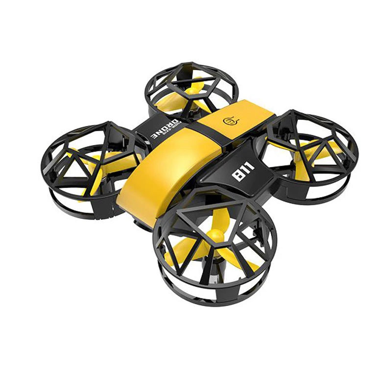 Dowellin D12 Drone Mini Aeronave de Control Remoto Nuevo Juguete para Niños Cámara Dual HD Altura Fija RC Quadcopter Regalos para Principiantes