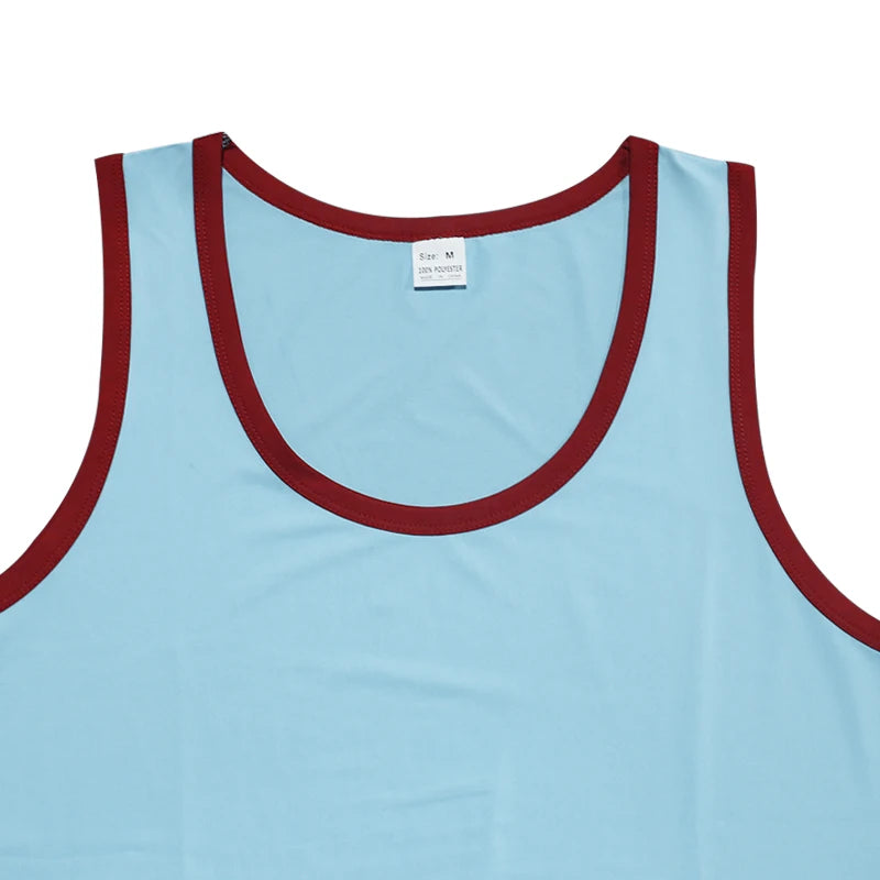 24 European and American cross-border new trendy American vests are worn inside slim casual sports men's summer base color-block