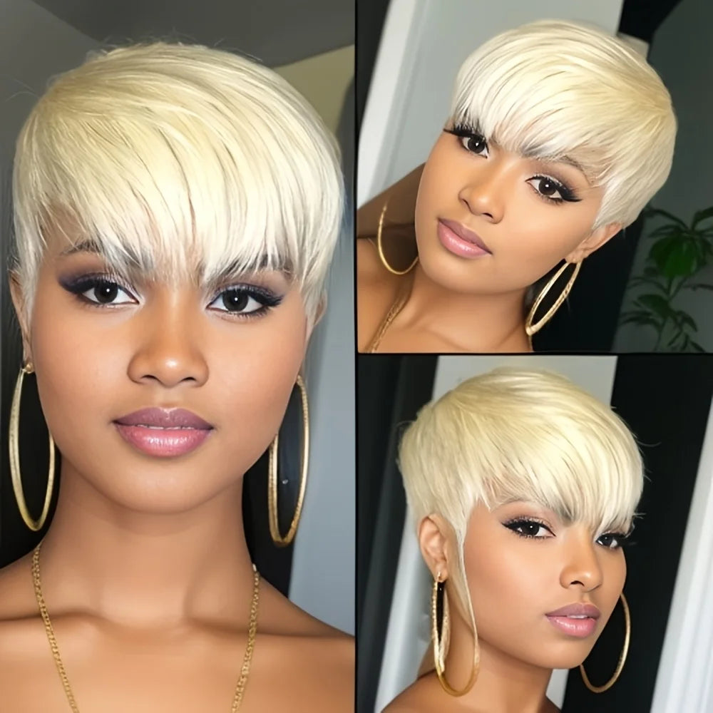 613 Blonde Pixie Wig