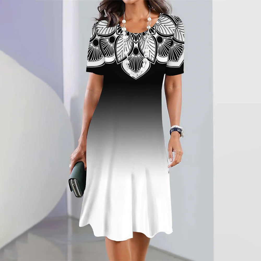 Vestido Elegante de Verano para Mujer – Tejido Suave y Fluido