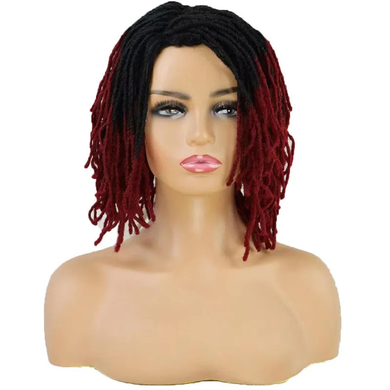Micro Dreads Wig for Women/Men Thin Dreadlocks Wig Afro Twist Crochet Braids Wig