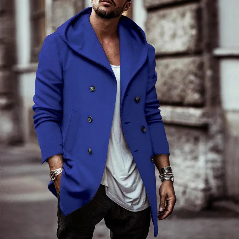 Men Fashion Jacket Male Spring Autumn Windbreaker Bomber Jacket Coats  Hooded Sweatshirt Outwear Jackets Mens Casual Tops