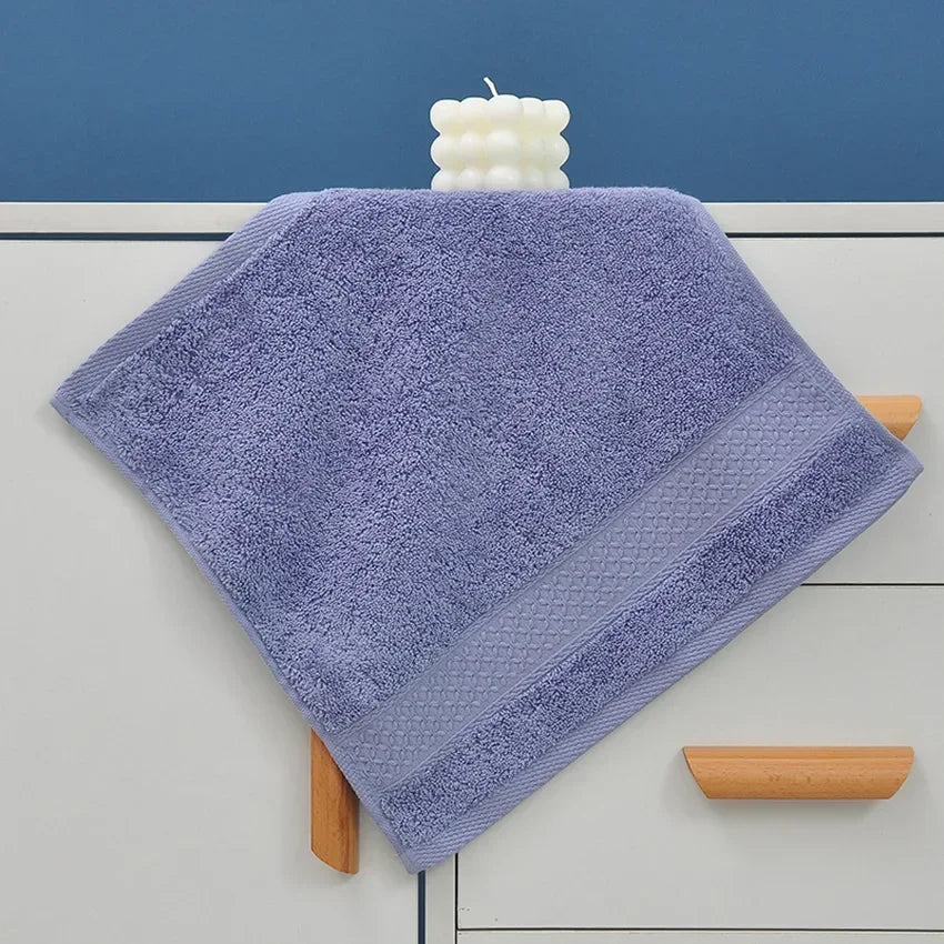 20 Colors Handkerchief Towels High Quality Cotton Small Towel Solid Color Soft Thick 34*34cm for Adults Kids Hand Towels toalhas