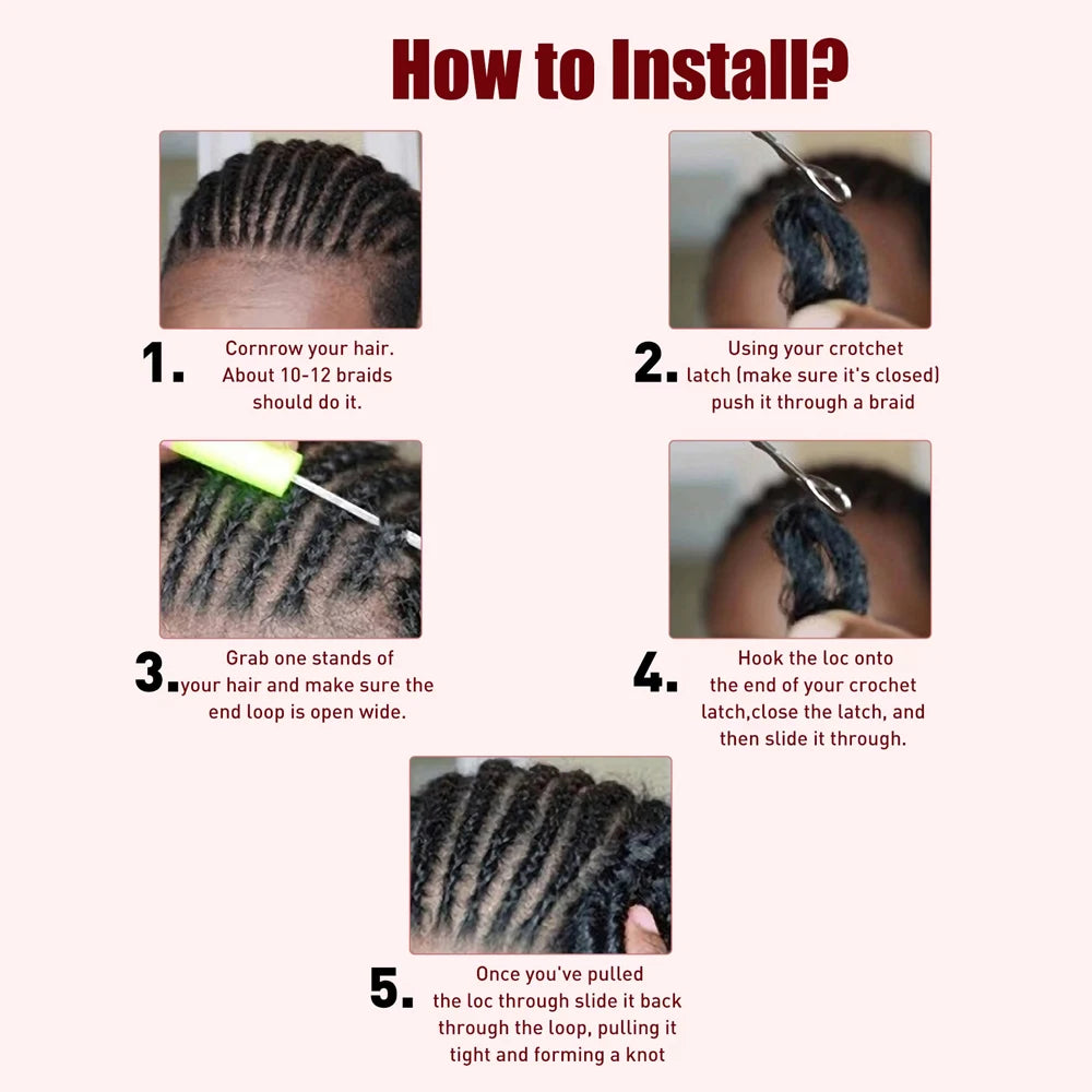 20inch Soft Straight Crochet Hair Braids Synthetic Dreadlocks Extensions Kanekalon Fiber Faux pro Braiding for Black Women