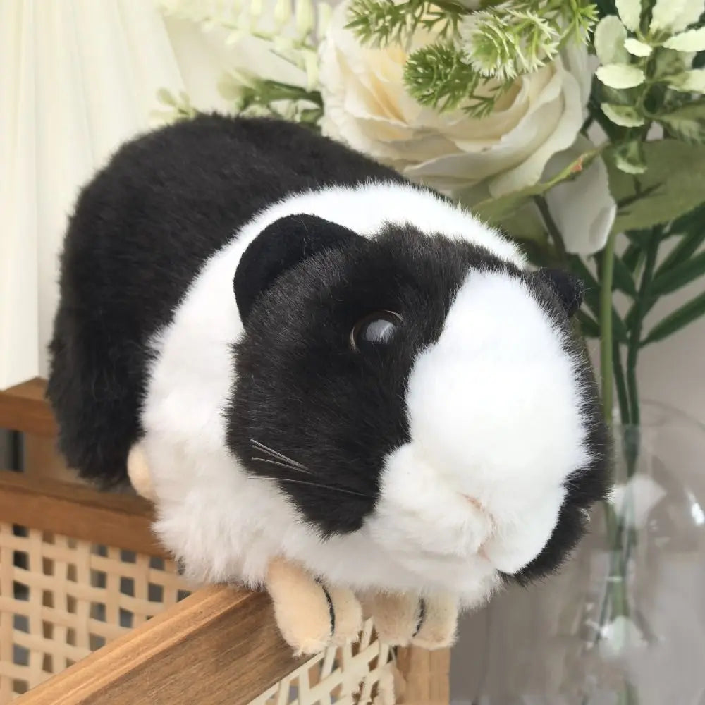 Cartoon Stuffed Animals Guinea Pig Stuffed Cute Dolls Real Life Plush Mouse Dolls 18cm Fluffty Hamster Doll Children Gift