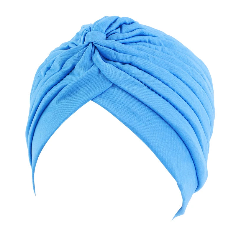 Knotted Ruffle Turban