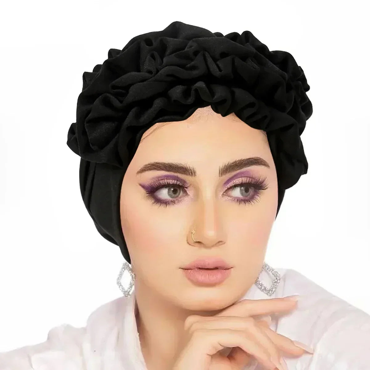 Women’s Sequin Knotted Turban – Elegant, Comfortable & Perfect for Any Occasion