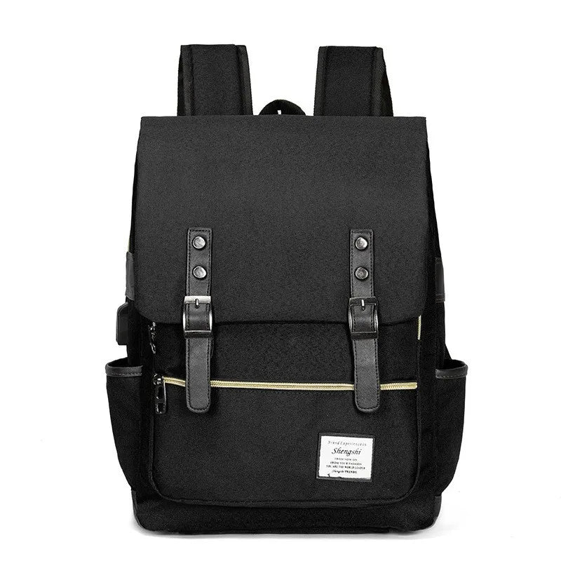 Backpack, Casual Large-Capacity Laptop Bag, Student School Bag, Multi-Functional Bag, Outdoor Travel Backpack, Unisex Bag