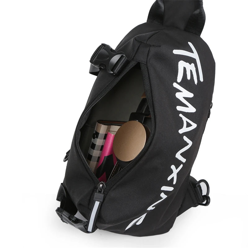 AOTTLA Mochila de pecho, bandolera, bandolín para hombre, impermeable, tela Oxford, bolso de hombro para mujer 2021, bolso de mensajero informal, bolso pequeño unisex