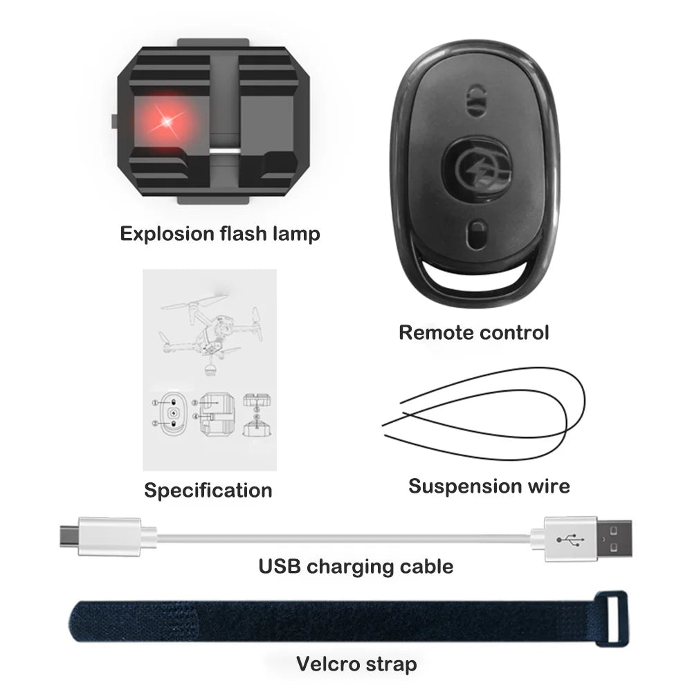 Système universel de largage de drones 2.4, télécommande, livraison de charge utile générale, dispositif de largage d'air, accessoires pour drones