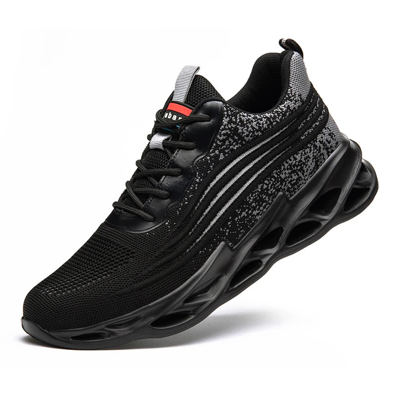2025 New Work Shoes Man Work Sneakers Steel Toe Shoes Anti-smash Anti-puncture Safety Boots Breathable Women Protective Shoe