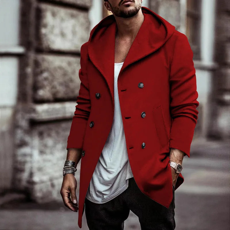 Men Fashion Jacket Male Spring Autumn Windbreaker Bomber Jacket Coats  Hooded Sweatshirt Outwear Jackets Mens Casual Tops