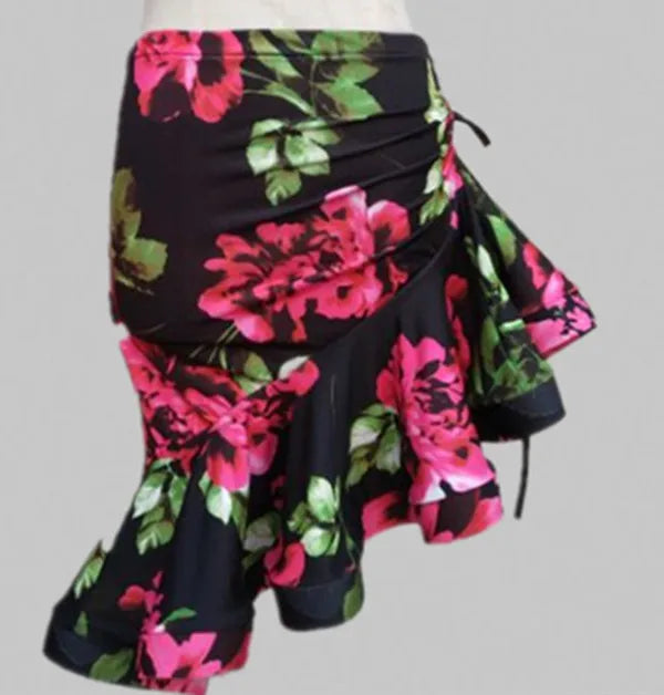 fishtail skirt for adult women modern irregular skirt fishbone bottom dress latin dance dress women competition line dance suit