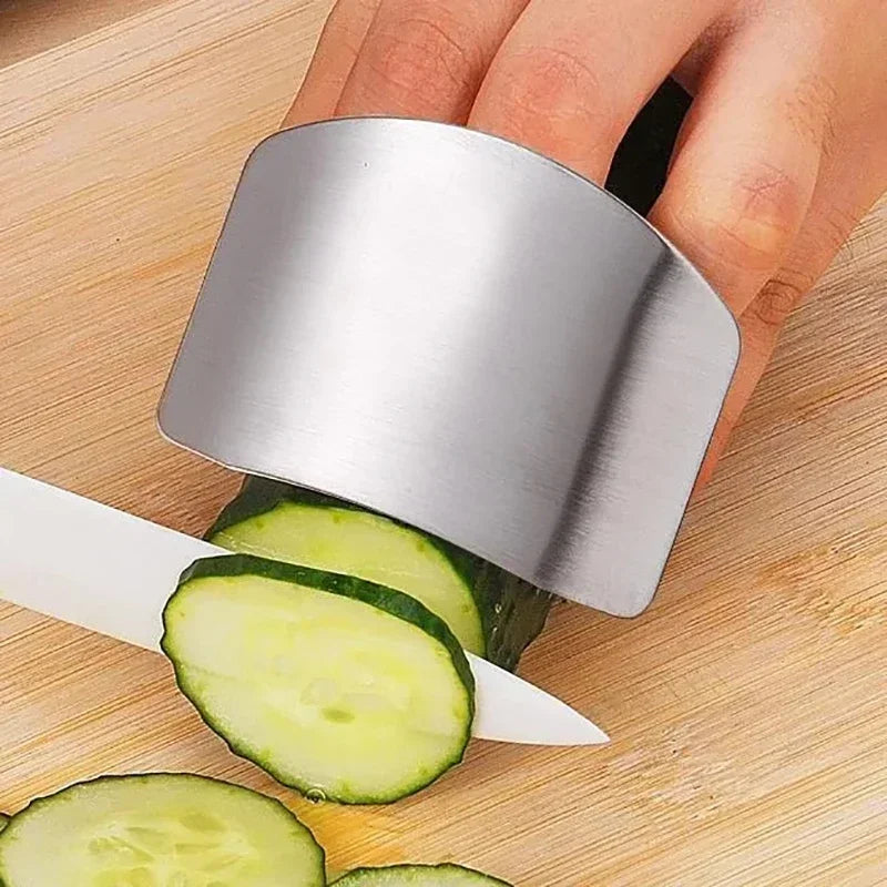 Stainless Steel Finger Guard Finger Hand Cut Hand Protector Knife Cut Finger Protection Kitchen Cooking Knives Tool Accessories