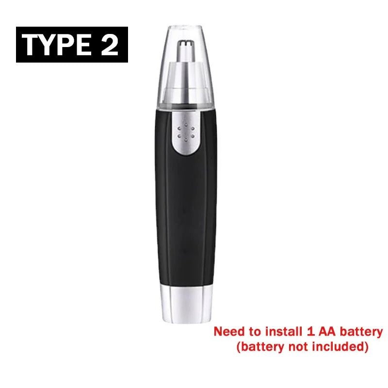 Electric Nose Hair Trimmer Ear Face Eyebrow Hair Clean Trimmer House Home Men Women Nose Hair Nose Remover Face Care Kit Tools T