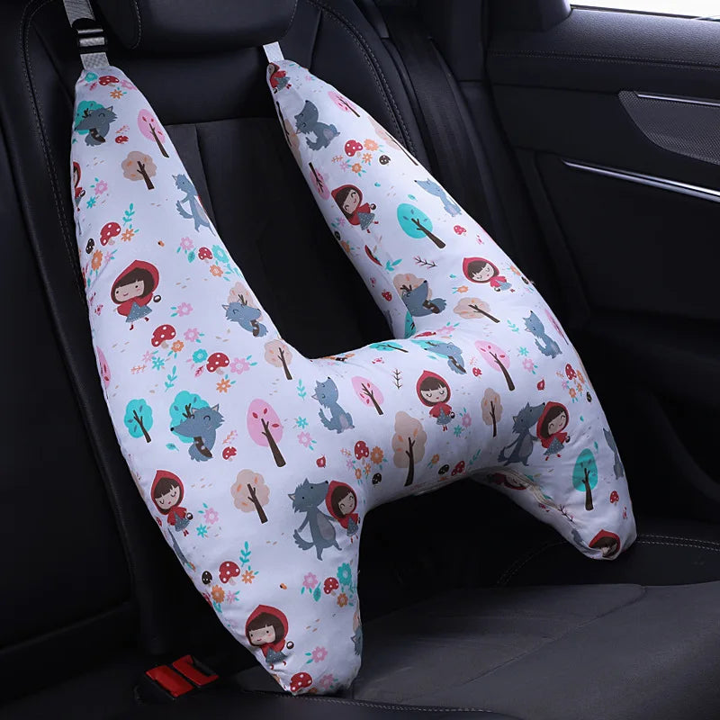 Almohada ergonómica para dormir en el coche para niños pequeños, con certificación de seguridad, soporte universal para el cuello para viajar
