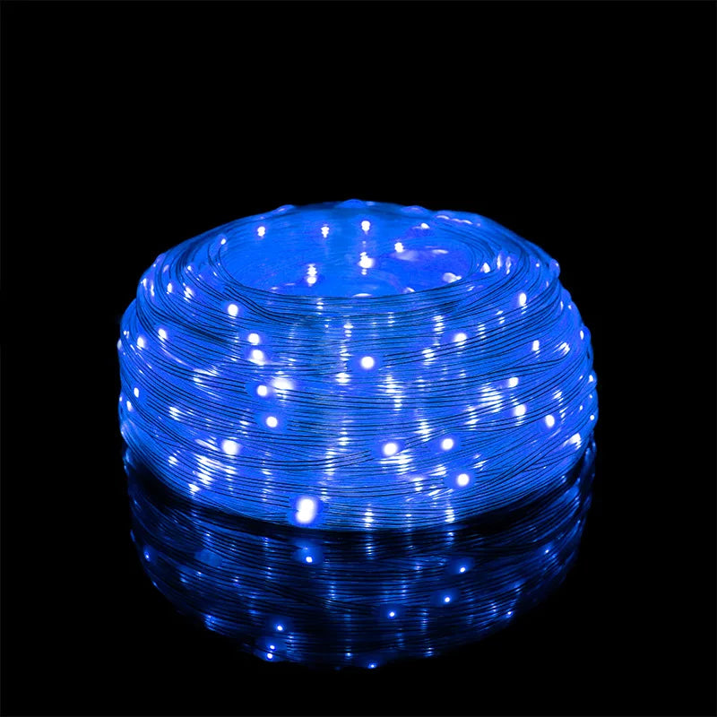 Christmas Decorations For Home Led Festoon Fairy Lights 20/50/100M EU/US Plug New Year 2025 Street Garland On The House