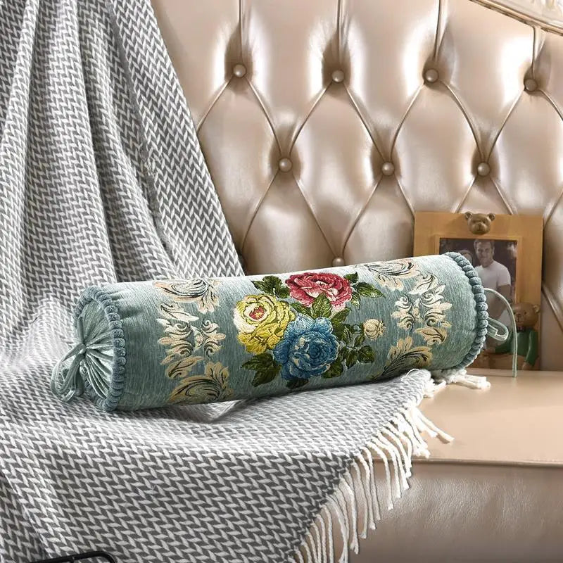 Fundas de almohada cilíndricas europeas para caramelos, fundas de almohada para el cuello para adultos, fundas de cojín de trigo sarraceno, funda de almohada cervical ortopédica
