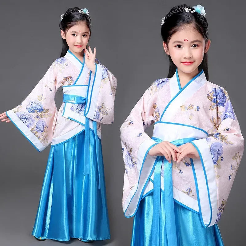 Vestido tradicional Hanfu para niñas
