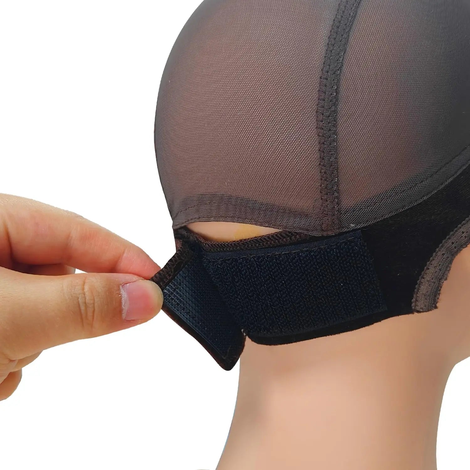 Labhairs Lace-MAX Wig Grip Cap for Women - Non Slip, Adjustable Wig Caps Holds Glueless Wigs Securely in Place, Reusable HD Lace Cap with Headband for Lace Front Wigs, One Size Fits All (Brown)