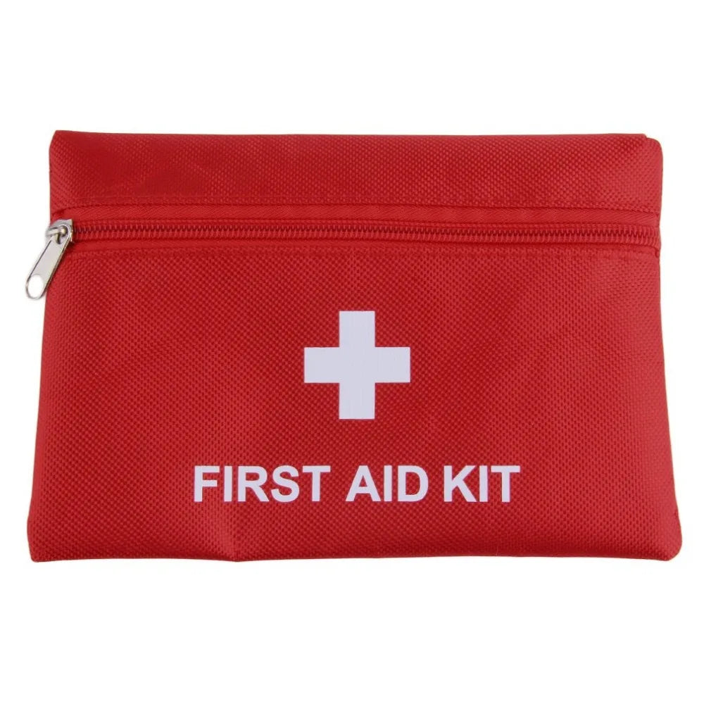 1 ud. Bolsa de almacenamiento de suministros médicos para camping al aire libre, Kit de primeros auxilios universal para senderismo, supervivencia, artículos para la escuela en casa
