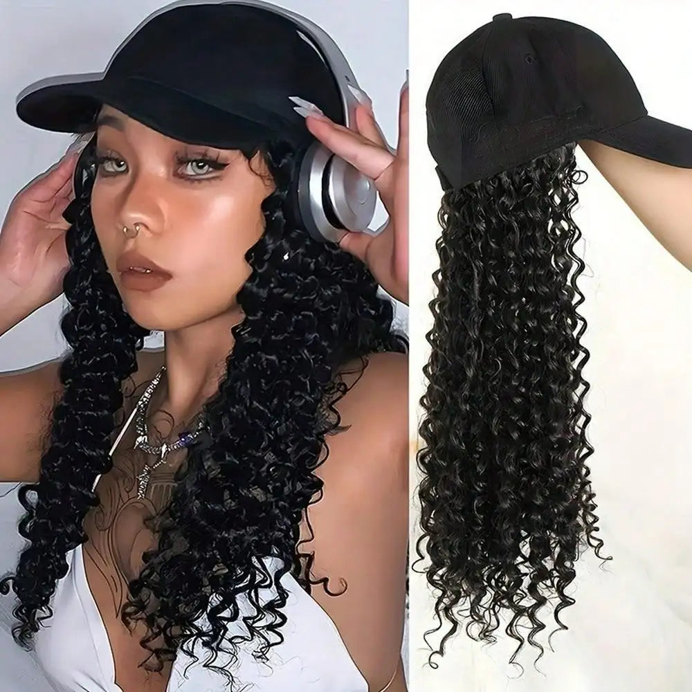 Long Hair Wig Hat