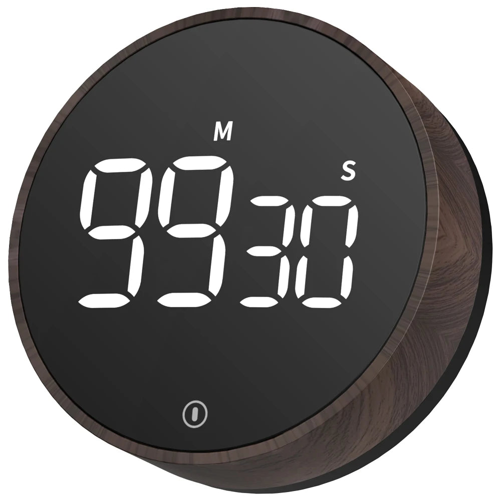 Digital kjøkkentimer Magnetisk nedtelling Kjøkkentimer med stor LED-skjerm For matlaging og for eldre og barn