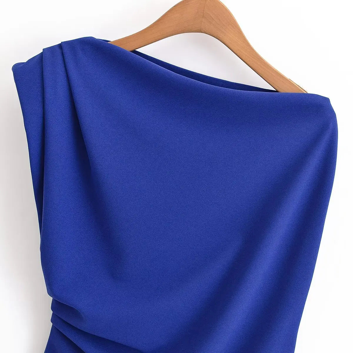 Women's Tops T-shirt Summer New Chic Slim Ruched Fashion Joker Summer T-shirt Tops Women's Street Fashion Youth Travel Tops