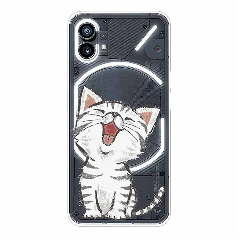 Case for Nothing Phone 1 Cover Transparent Soft TPU Silicone Cases for Nothing Phone One Phone 1 Clear Coque Cute Phone1 2022