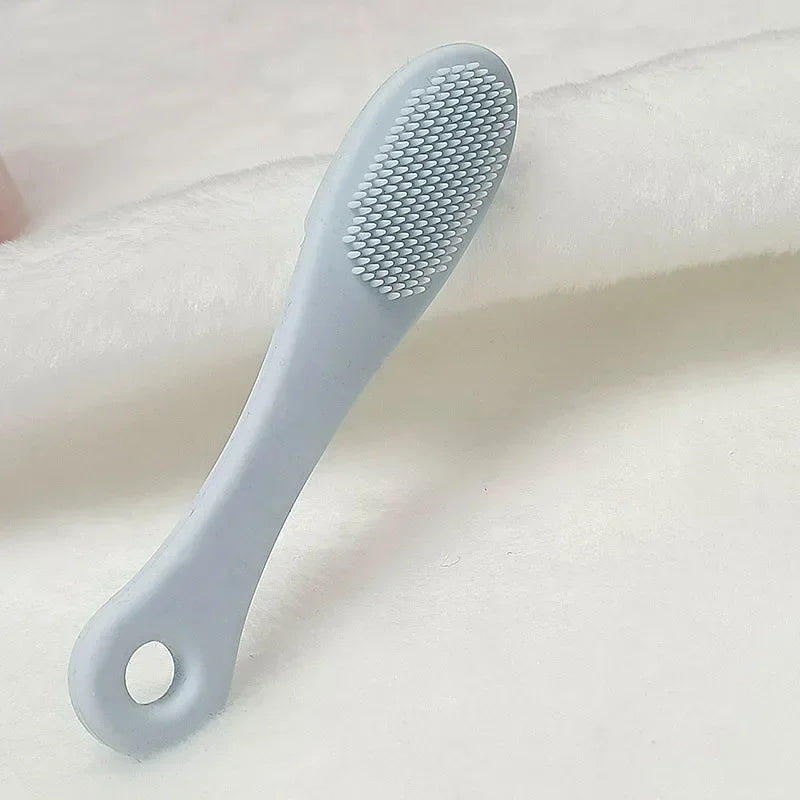 Cepillo de limpieza facial de silicona con forma de dedo, limpiador facial, limpiador de poros, exfoliante, cepillo de lavado facial, herramienta para el cuidado de la piel de la mujer