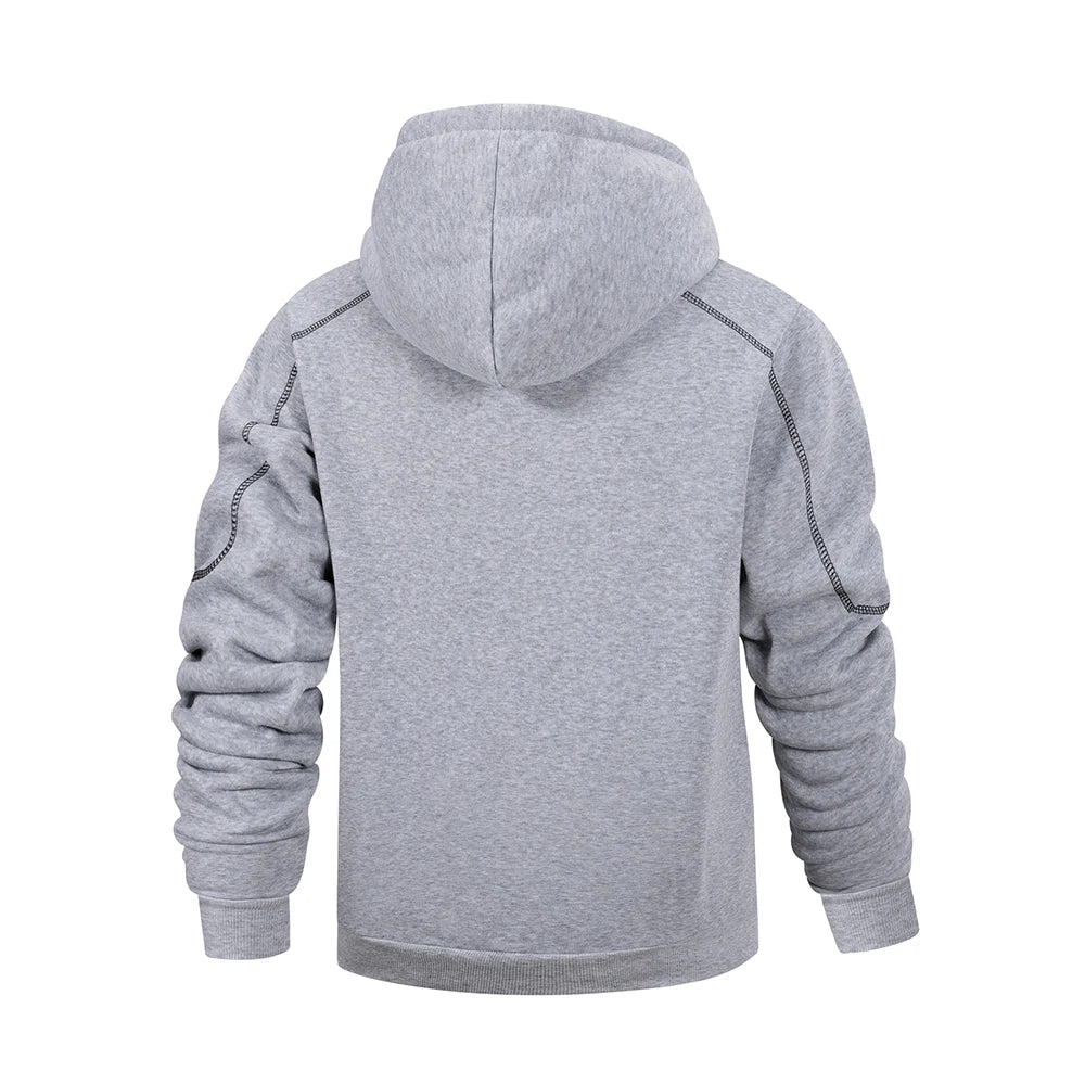 Autumn Men's Sports Jacket Hoodies Long Sleeves Sweatshirt Men Casual Everyday Outdoor Zipper Jacket Hooded Tracksuit Coats