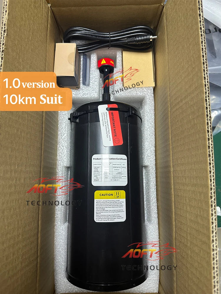 10KM FPV Drones Optical Fiber Image Data Module Relay Extender Optical Link Sky Support up to 20km of Wired Signal Transmission