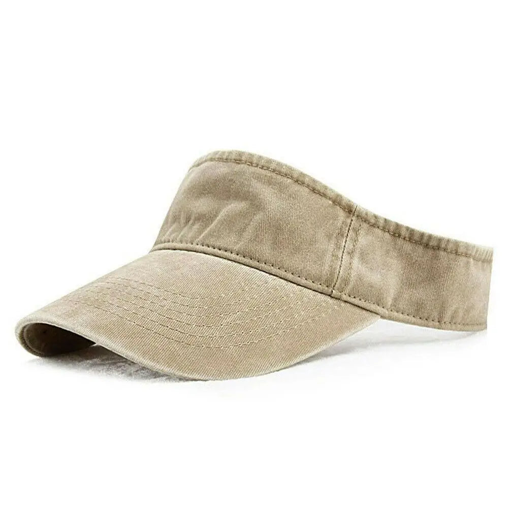 Fashion Men Women Sun Visor Casual Baseball Hat Adjustable Sports Hat Tennis Golf Sport Headband Summer Beach Cap