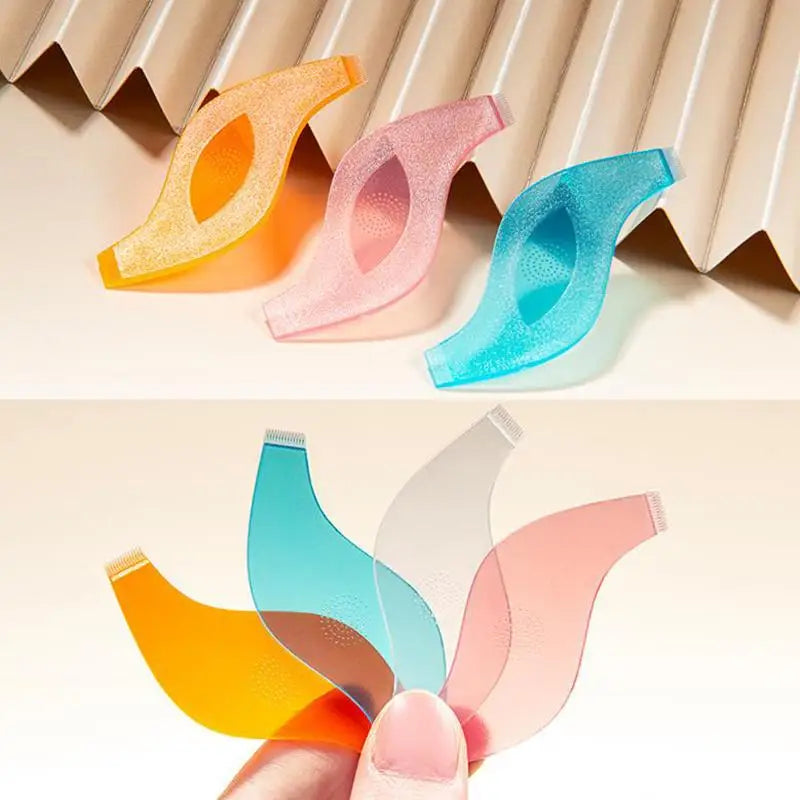 S Shape Eyelash Perm Brushes 5PCS Reuseable Eyelashe Eyebrow Lifting Curler Plastic Clean Comb Eye Lash Extension Perm Tools