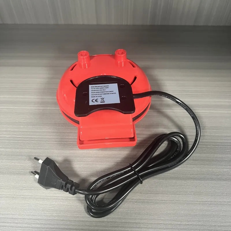 Multi Functional Mini Heart-shaped Waffle Maker Double-sided Heated Breakfast Toaster, Portable Baking Machine Family Party