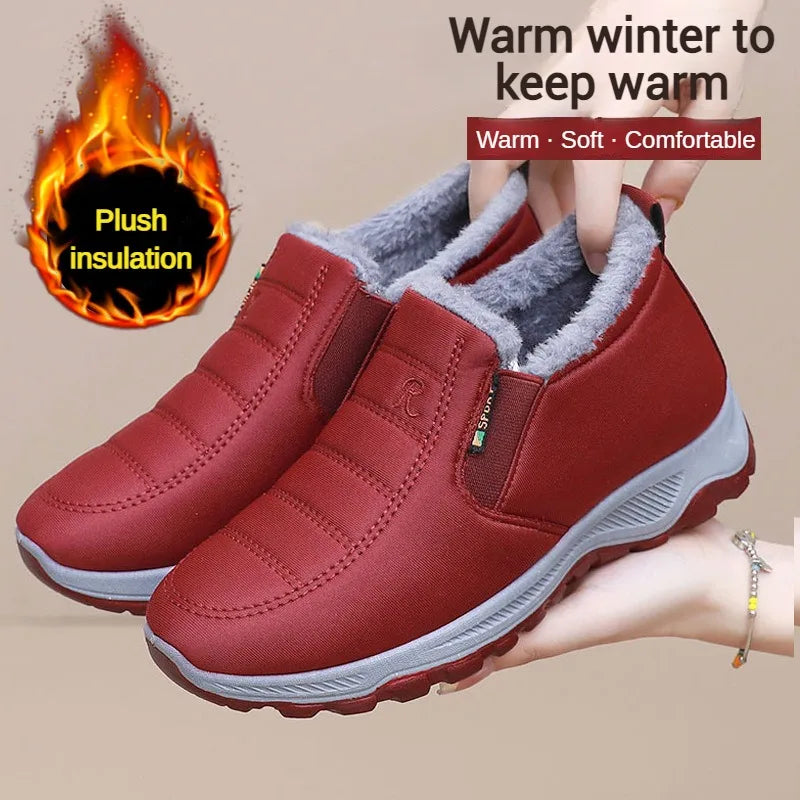 Women's Shoes Autumn Winter Casual Cotton Chunky Sole Warm Anti-Slip Affordable