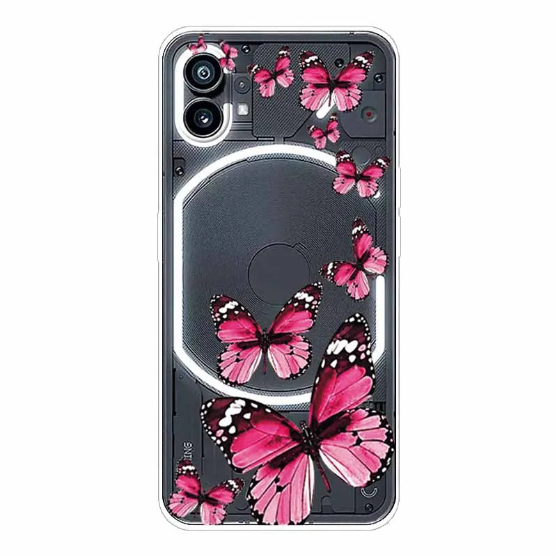 Case for Nothing Phone 1 Cover Transparent Soft TPU Silicone Cases for Nothing Phone One Phone 1 Clear Coque Cute Phone1 2022