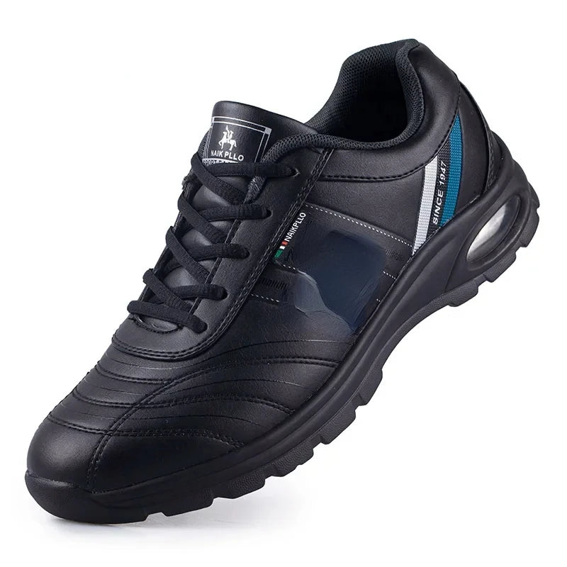 New Men Shoes Outdoor Leather Casual Sneakers Men Fashion Sports Large Size Shoes For Men кроссовки мужские zapa