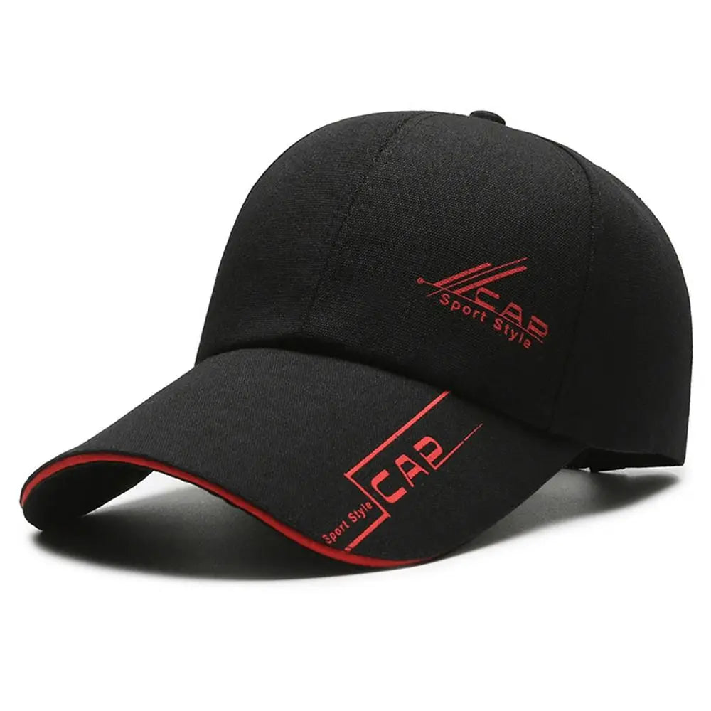 Long Brimmed Baseball Cap Fashion Versatile Solid Color Dad Hat Adjustable Sun Hat Leisure Outdoor