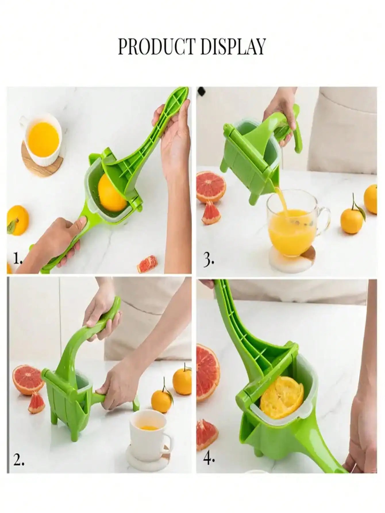 Multifunksjonell manuell fruktjuicer