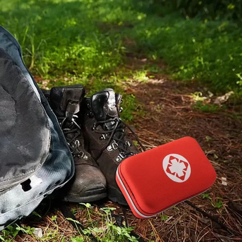 Botiquín de primeros auxilios multiusos, pequeño/grande: botiquín portátil para caza, senderismo, camping al aire libre, incluye material de emergencia