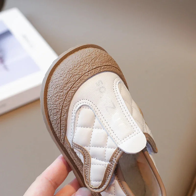Kids Fashion Cotton Shoes Outdoor Flats Versatile Winter Children's Shoes for Boys Girls Causal Non-slip Toddlers Walking Shoes