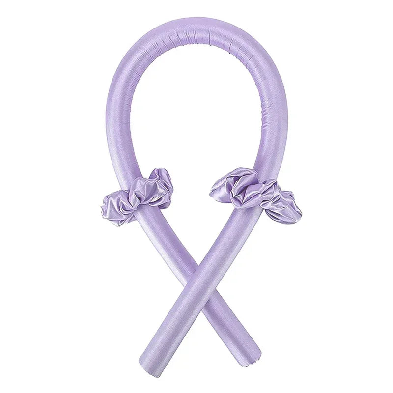 Heatless Curling Rod Headband Soft Hair Curlers No Heat Hair Rollers with Cap Silk Curls Lazy Sleeping Curler Hair Styling Tools