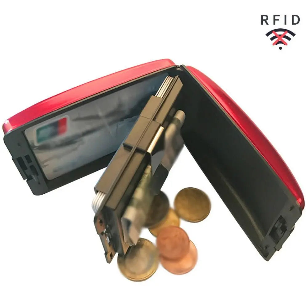 Large Capacity Credit Cards Holder Card Case Anti-Theft RFID Blocking Wallet Dust-proof Lightweight Airplane Ticket Protector