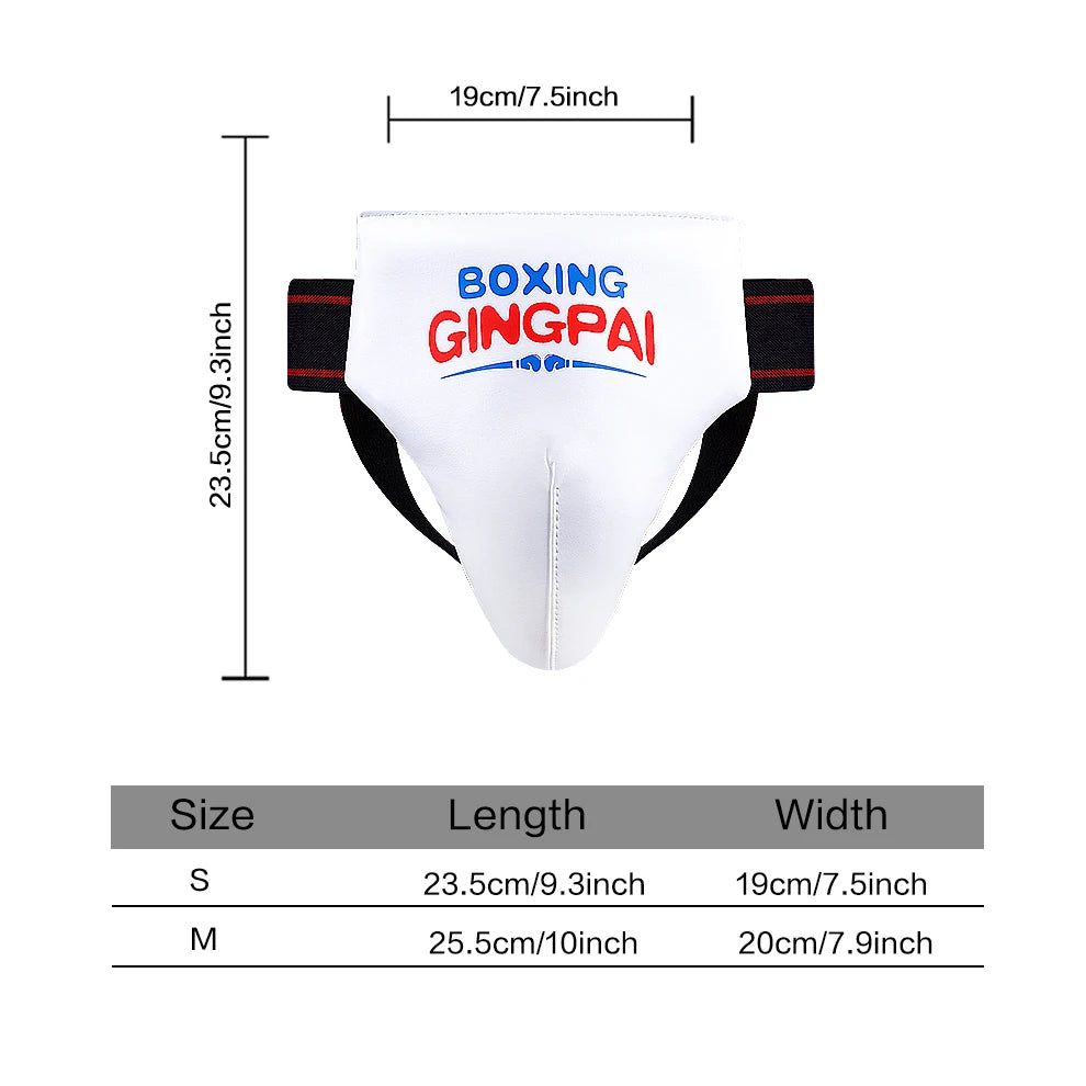 Kids Girls Boy Boxing MMA Muay Thai Jockstraps Crotch Protector Taekwondo Groin Guard Protection Training Gear